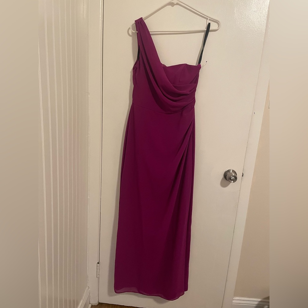 After Six One Shoulder Evening Gown